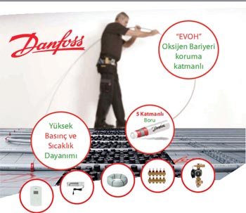 DANFOSS DÖŞEMEDEN ISITMADA GÜVENİLİR ÇÖZÜMLER ŞİMDİ KONERJİ İLE SİZLERE DAHA YAKIN