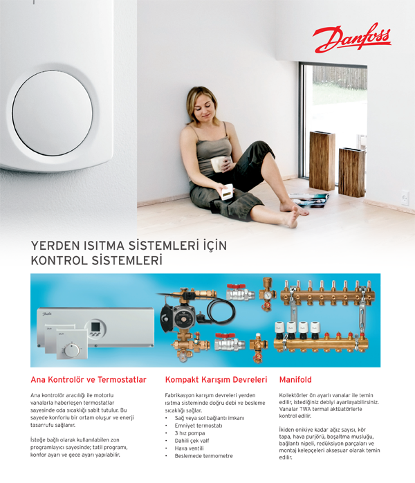 yerden stma oda termostat , kompakt karm devresi , otomatik kontrole uyumlu , reglaj ayarl kollektrleri ile komple zmler sunarz.
