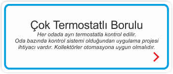 çok termostatlı borulu yerden ısıtma