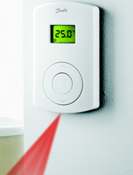 infrared sensrl kablosuz yerden stma termostat