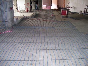 elektrik kablolu zemin stma