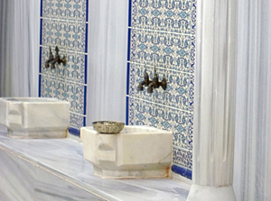 hamam yer ve duvar stlmas