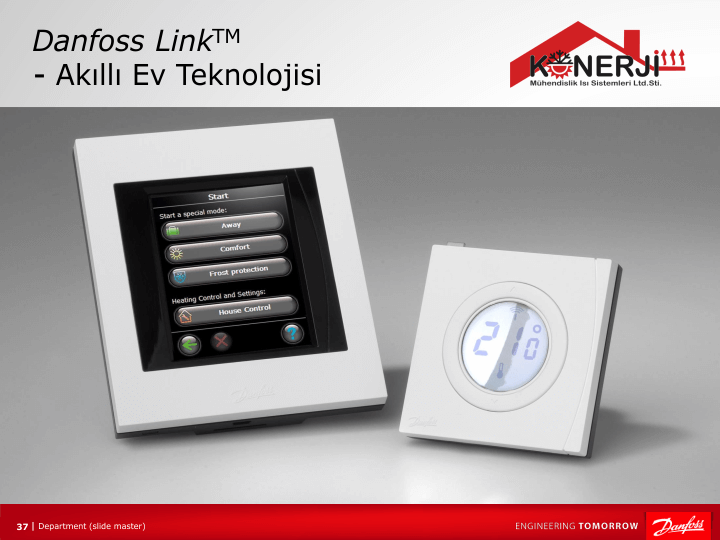 DANFOSS link akıllı ev ısıtma tekniği