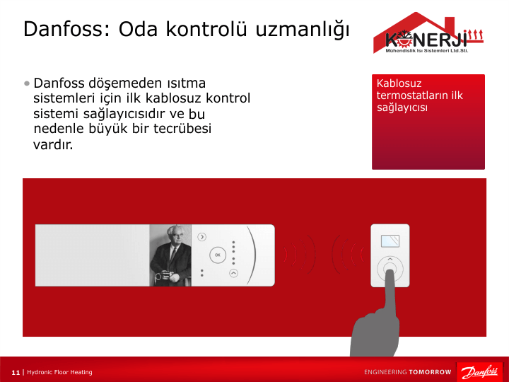yerden ısıtma oda kontrlöü