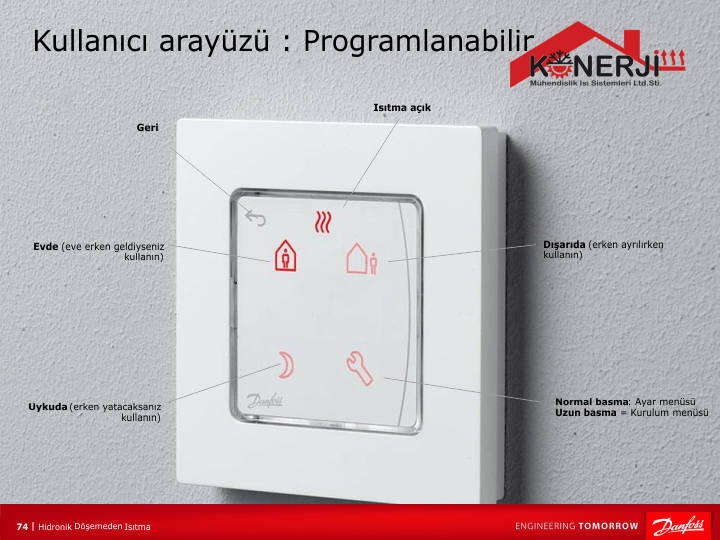 termostat arayüzü