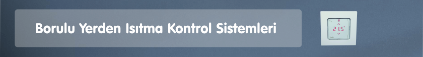 Borulu yerden stma kontrol rnleri