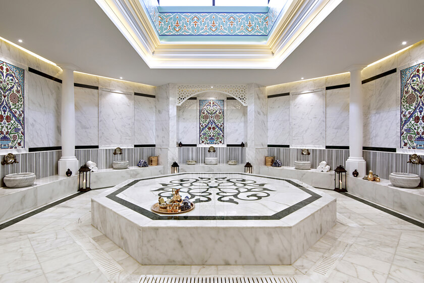 Dubai.de bulunan palm city hamam firmamzca yaplmtr.