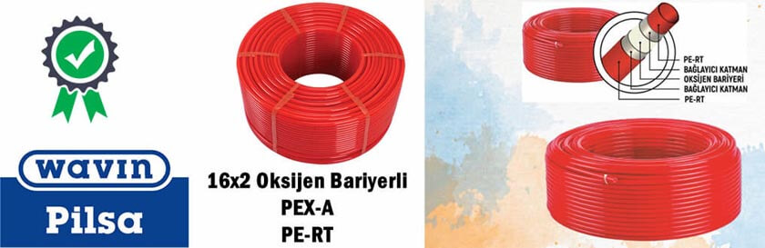 wavin pex-a borular  wawin pe-rt borular
